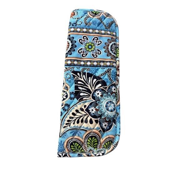 VERA BRADLEY Blue CURLING/ FLAT IRON COVER 12 x 4.25 EUC - Picture 1 of 2